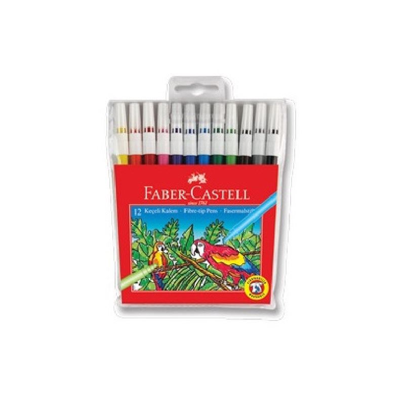 Faber 12 Renk Yıkanabilir Keçeli Kalem 67155130