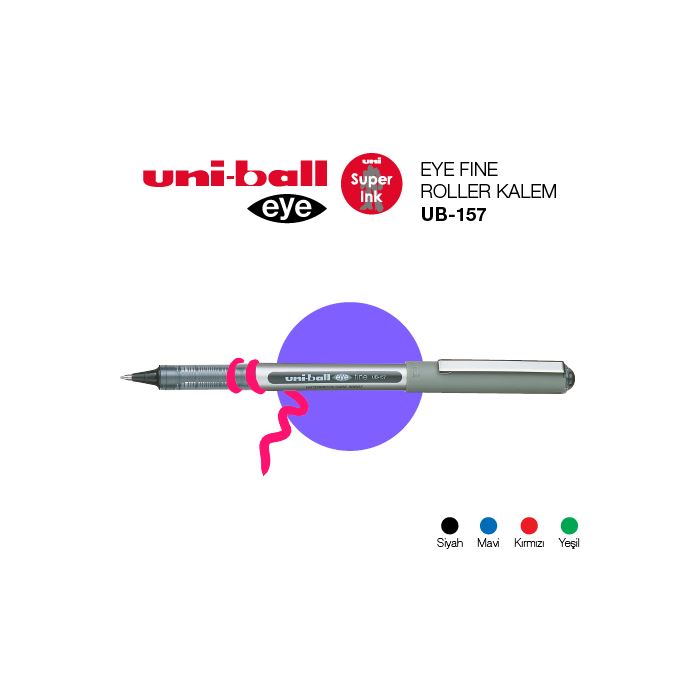 Uni-Ball Ub-157 Bordo Eye Fine 0.7 Kalem