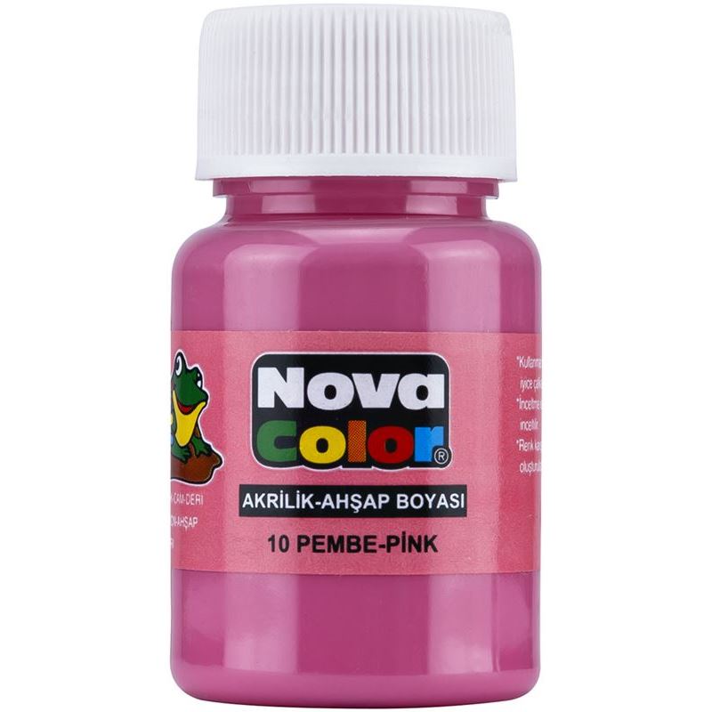 Nova Color Akrilik Boya Pembe Şişe Nc-178