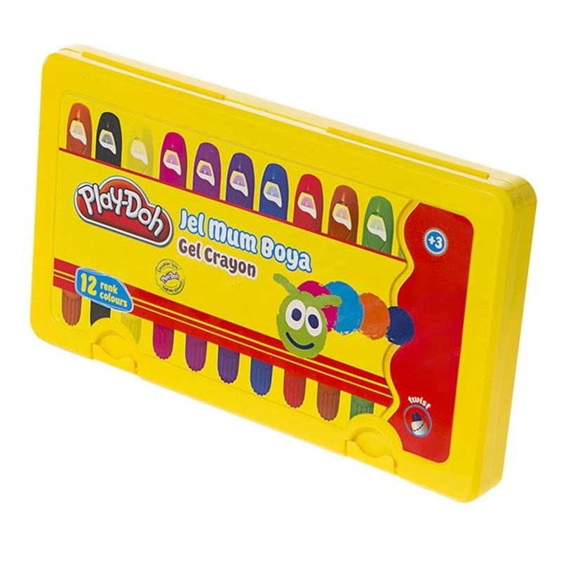 Play-Doh 12 Renk Jel Crayon Mum Boya Cr010