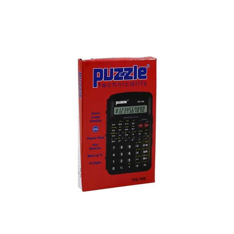 Puzzle Ps-108 Fonksiyonlu Hesap Makinesi