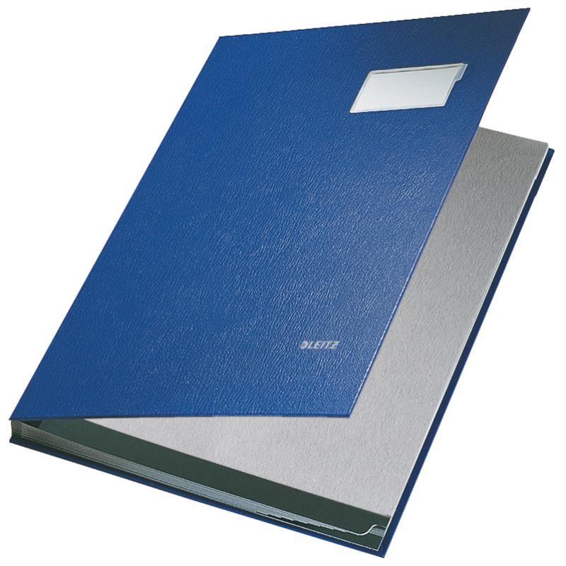 Leıtz 5701 İmza Dosyası 10 Yp Plastik Kapak Mavi Renk