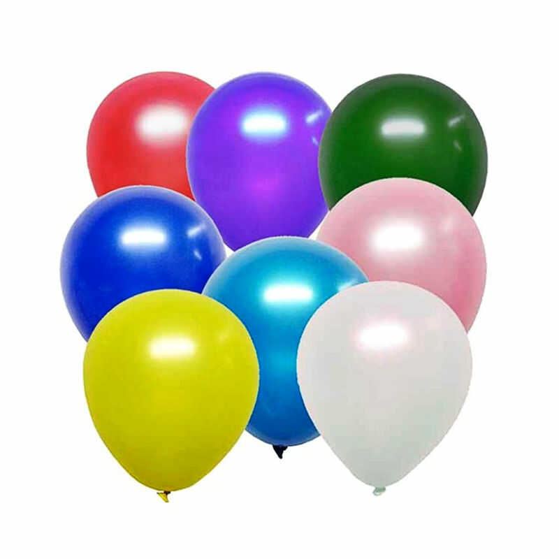 Balon Metalik 12 Inc Karışık Renk 100 Lü