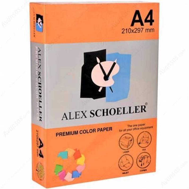 Alex Alx-640 A4 Turuncu Fotokopi Kağı.500 Lü