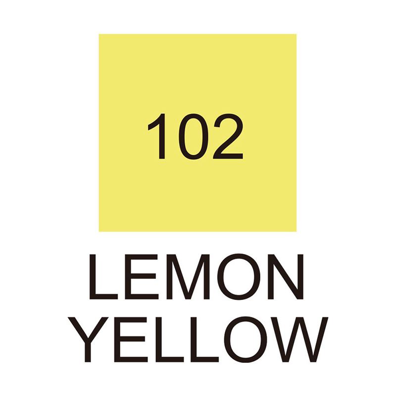 Zig 102 Lemon Yellow Kurecolor Rütuş Kalemi (Çift Uçlu) Kc-3000