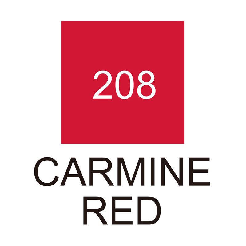 Zig 208 Carmıne Red Kurecolor Rütuş Kalemi (Çift Uçlu) Kc-3000