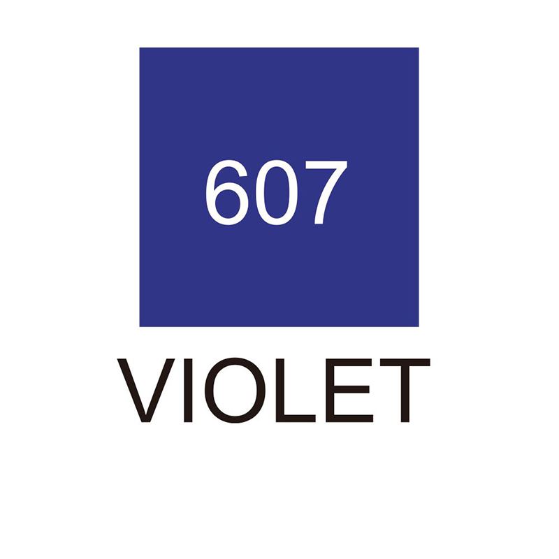 Zig 607 Violet Kurecolor Rütuş Kalemi (Çift Uçlu) Kc-3000