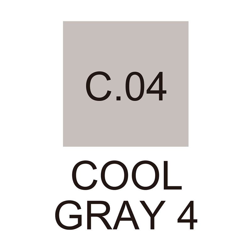 Zig C04 Cool Gray 4 Kurecolor Rütuş Kalemi (Çift Uçlu) Kc-3000
