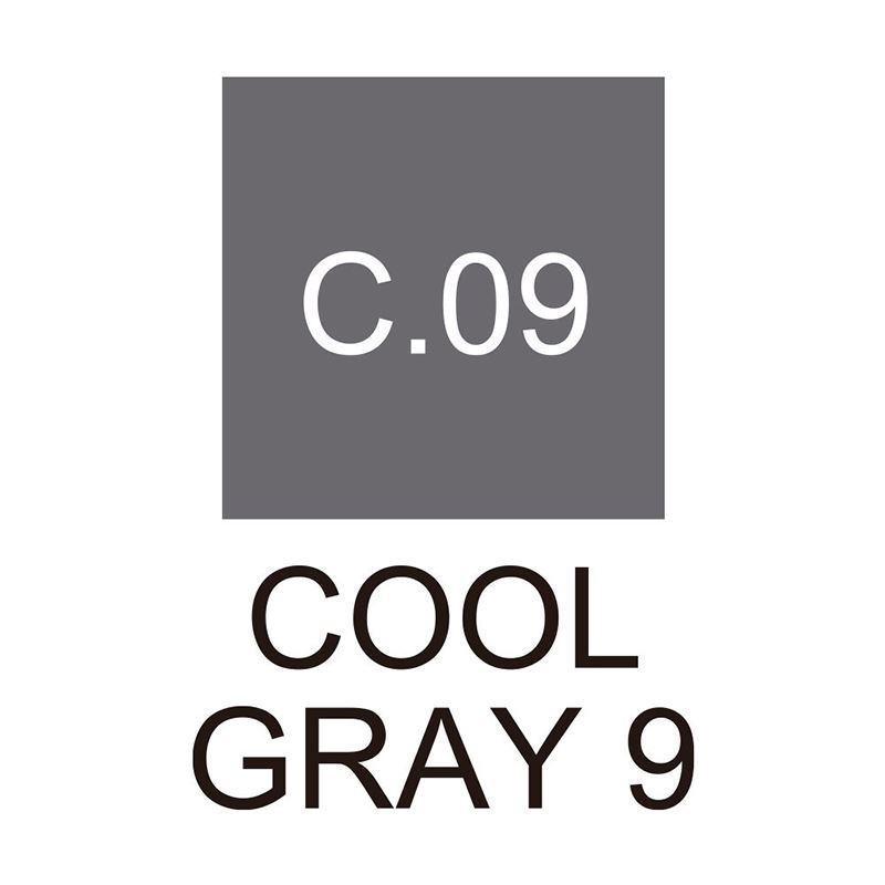 Zig C09 Cool Gray 9 Kurecolor Rütuş Kalemi (Çift Uçlu) Kc-3000
