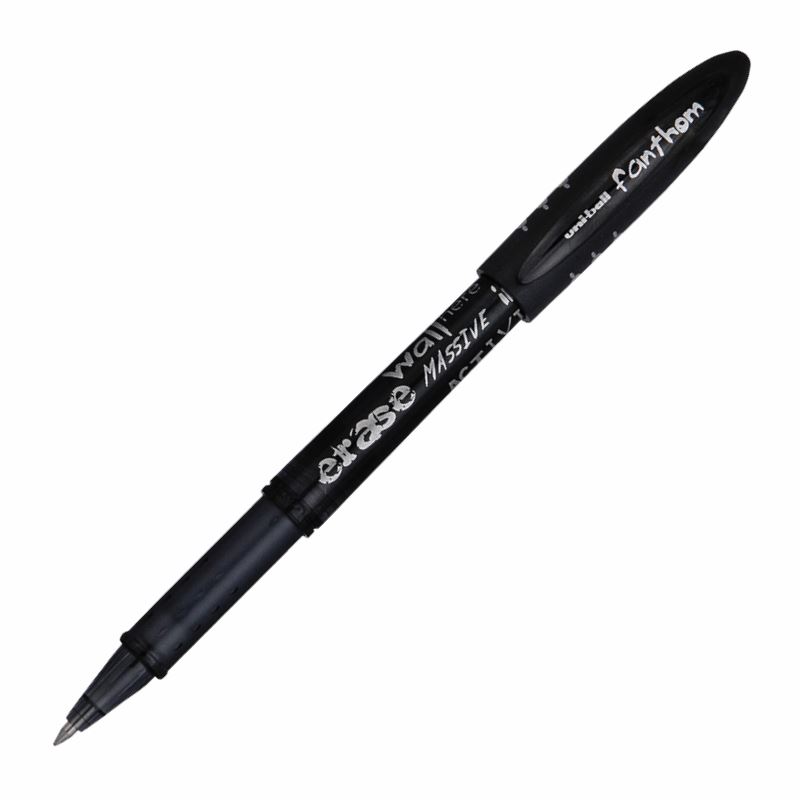 Uni-Ball Uf-202 Fanthom Siyah Silinebilir Kalem