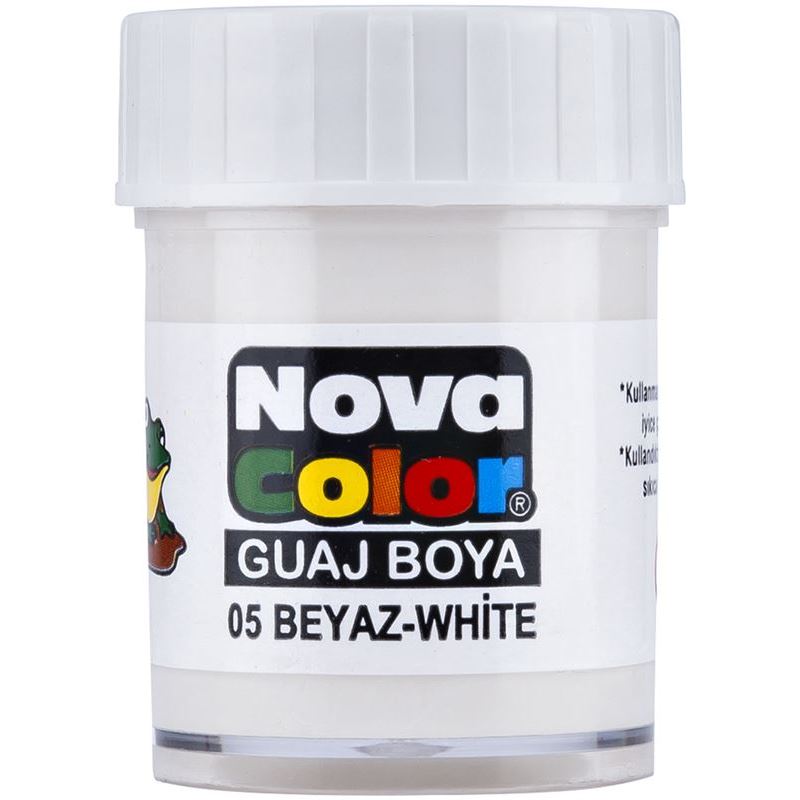 Nova Color Guaj Boya Beyaz Şişe Nc-107