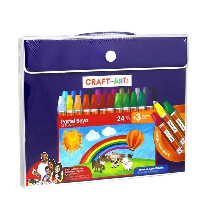 Craft And Arts U1524 24+3 Renk Pastel Boya