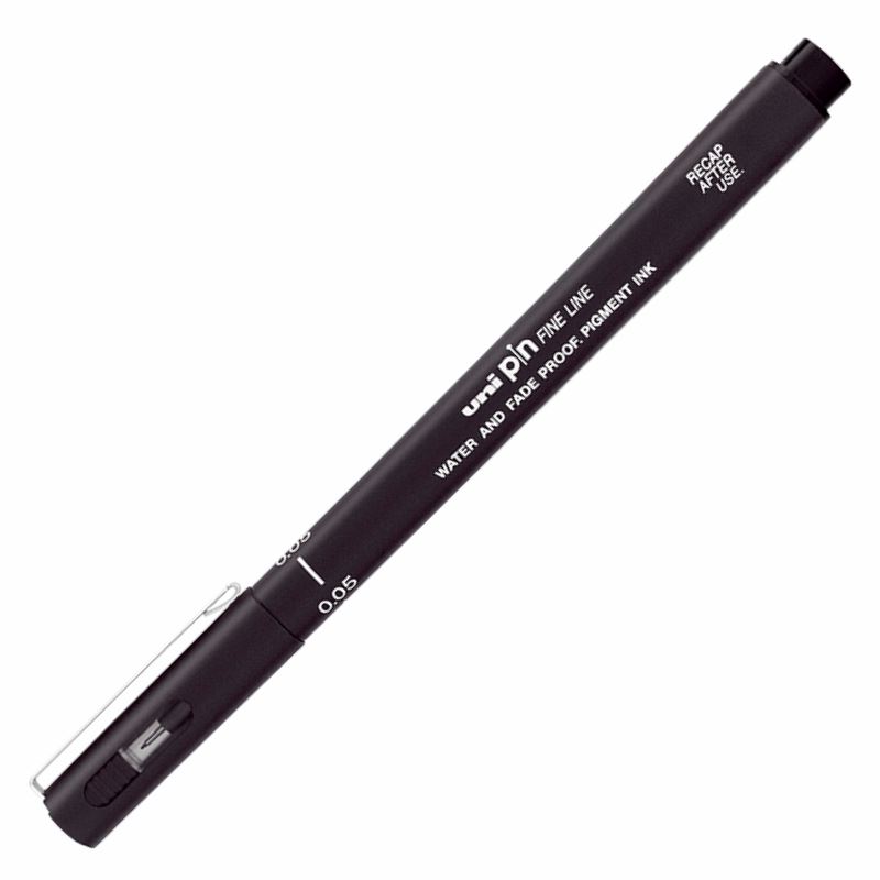 Uni-Ball Pın005-200 Fınelıne Siyah Çizim Kalemi