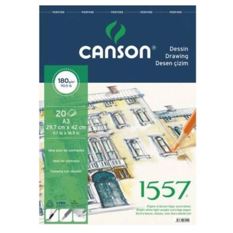 Canson 1557 35X50 Resim Kağıdı 200 Gr.125 Li Pk.204121512
