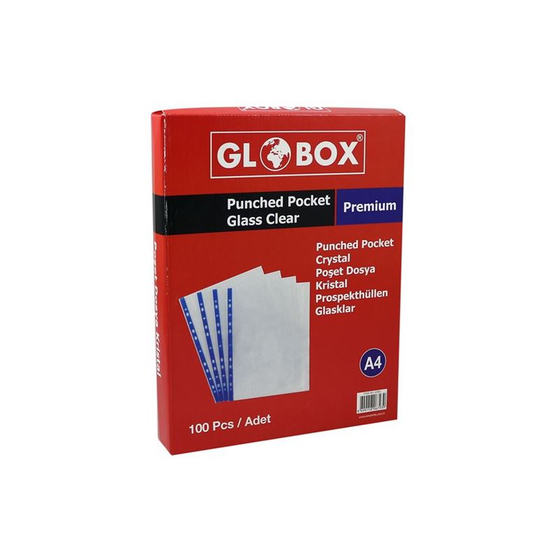 Globox 6793 Kristal Poşet Dosya 100 Lü