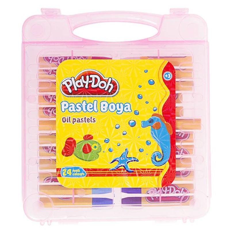 Play-Doh 24 Renk Pastel Boya Çantalı Pvc Pa011