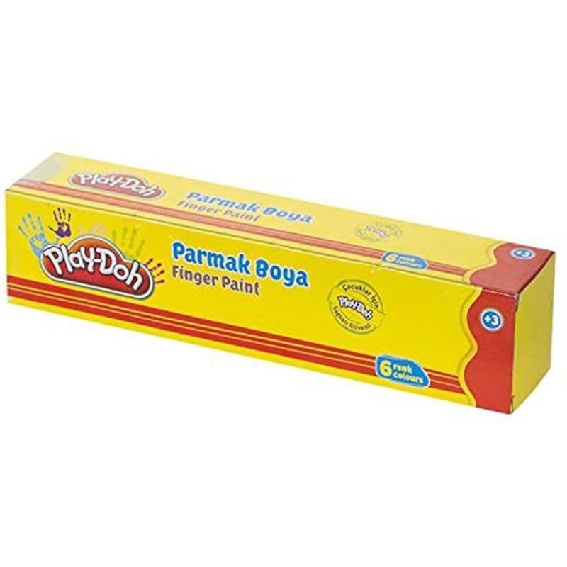 Play-Doh 6 Renk Parmak Boyası Birleşik 30Ml Pr018