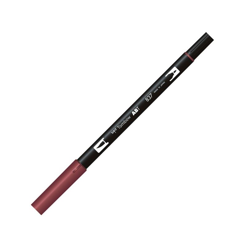 Tombow Dual Brush Pen Wıne Red T-837