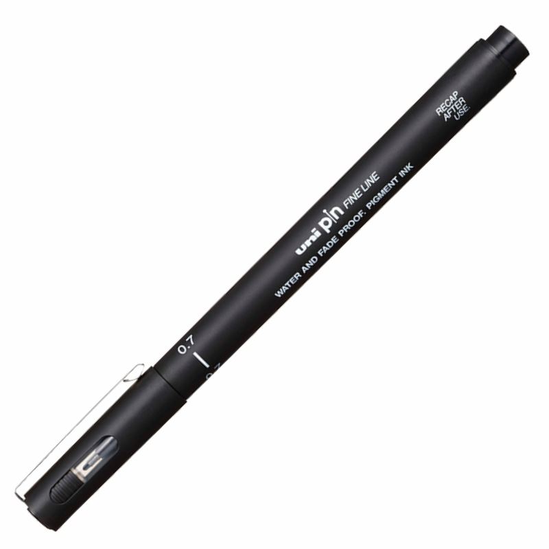Uni-Ball Pın07-200 Fınelıne Siyah Çizim Kalemi