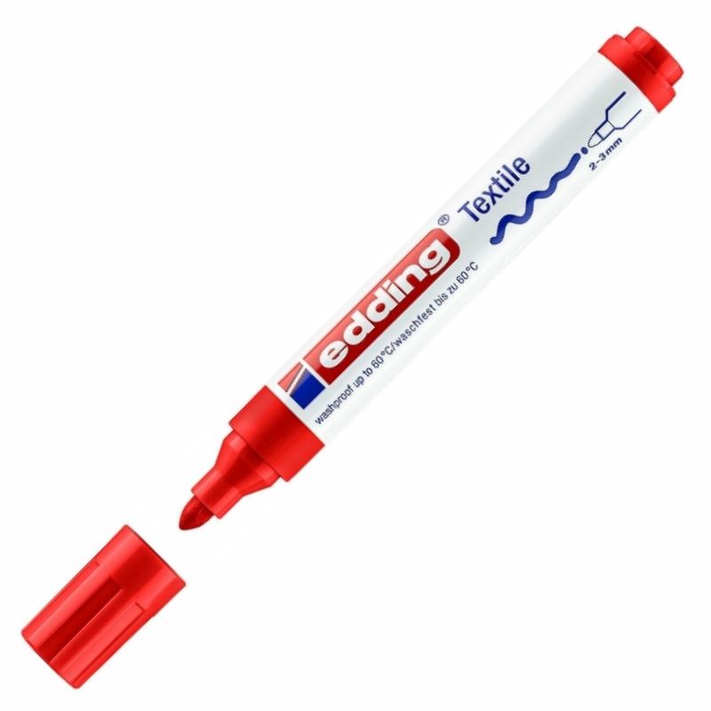 Edding 4500 T-Shırt Kalemi Kırmızı E-4500-002
