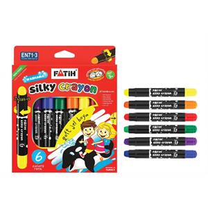 Fatih 6 Renk Jel Silky Crayon Çevirmeli Boya 50250