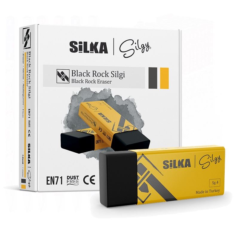 Silka Black Rock Siyah Silgi 20 Li Kt Sg4