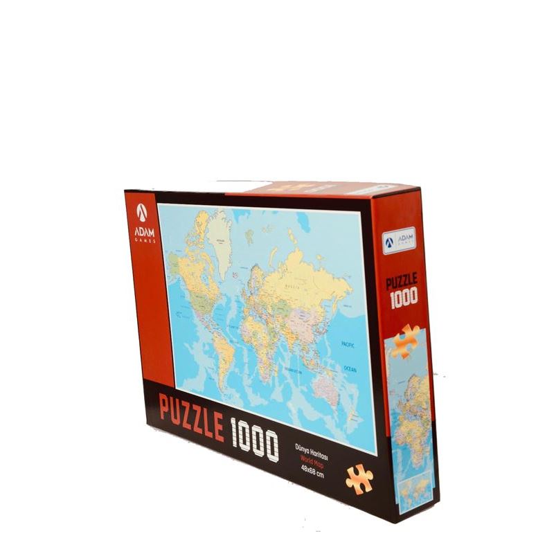 Mavigün 1000 Parça Puzzle-Dünya Haritası