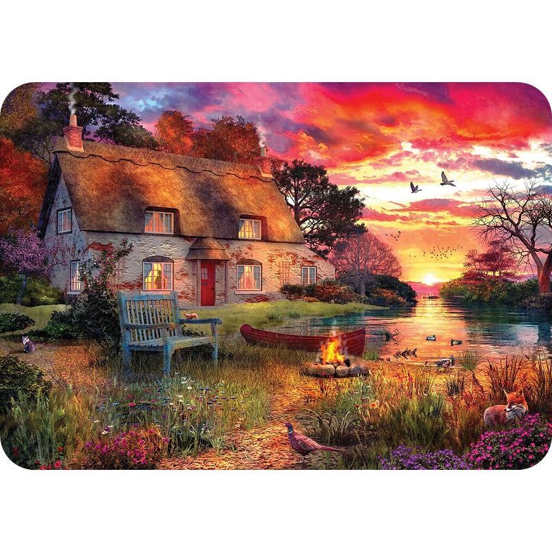 Ks Puzzle 23503 Sunset Cottage 4000 Parça