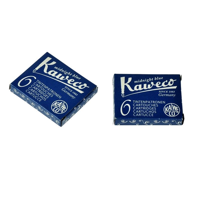 Kaweco 10000258 Dolma Kalem Kartuşu Mavi/Siyah 6 Lı