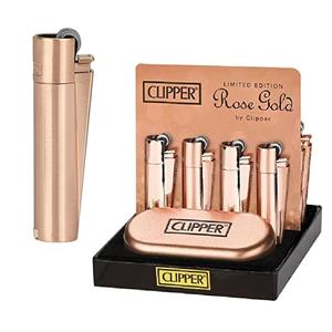 Clipper İsminize Özel Rose Gold Metal Kutulu Çakmak Cm057Tk