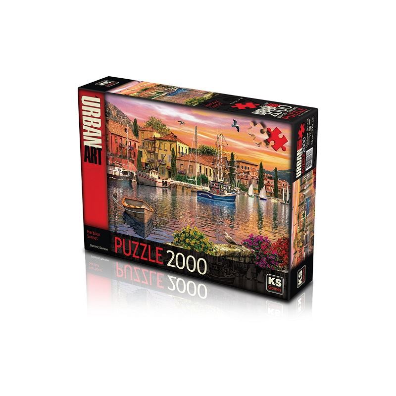 Ks Puzzle 11308 Harbour Sunset 2000 Parça