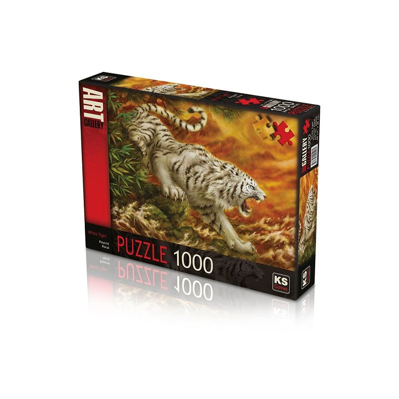 Ks Puzzle 20506 White Tiger 1000 Parça