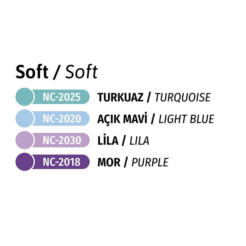 Nova Color Akrilik&Pouring Medium Set Soft 12 Parça Nc-2517