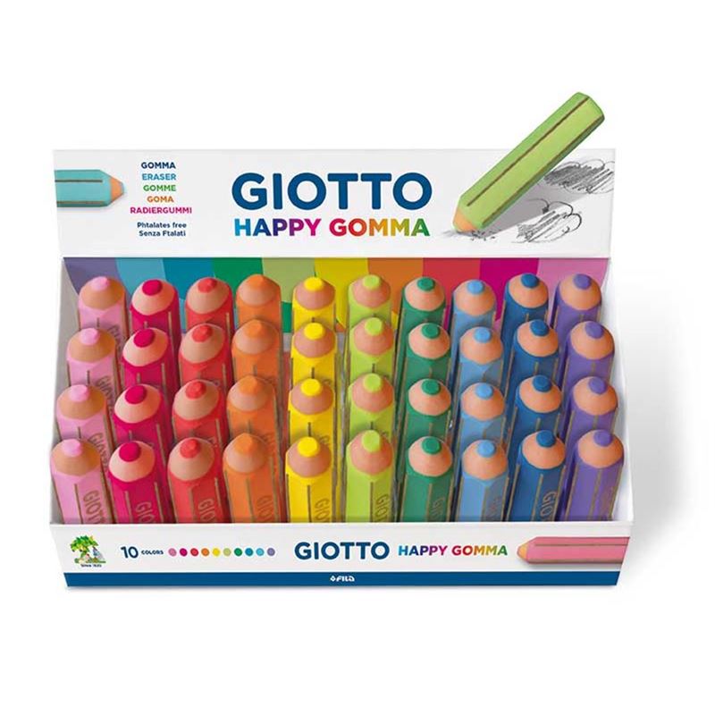 Gıotto Happy Gomma Silgi 40 Lı Kutu Ft233800
