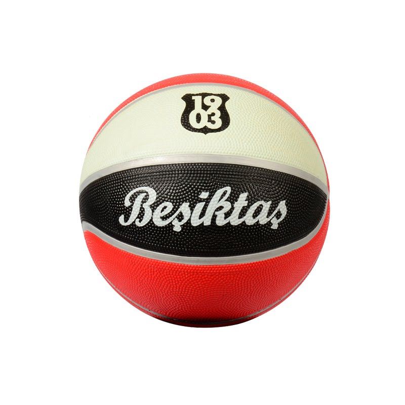 Tmn 509251 Bjk Basketbol Topu No:7 Siyah-Beyaz-Kırmızı