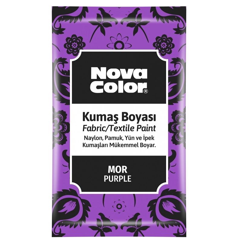 Nova Color Toz Kumaş Boyası Mor 12 Gr Nc-907