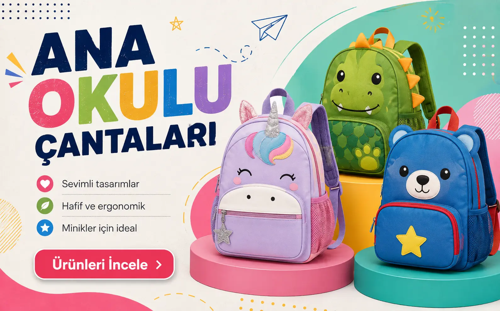 Ana Okulu Çantaları
