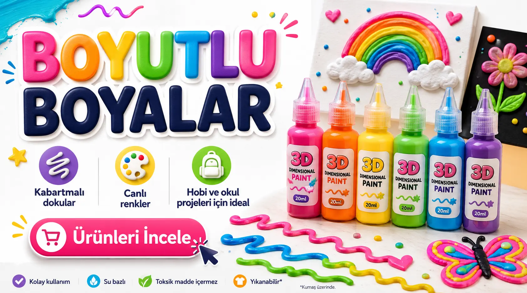 Boyutlu Boyalar