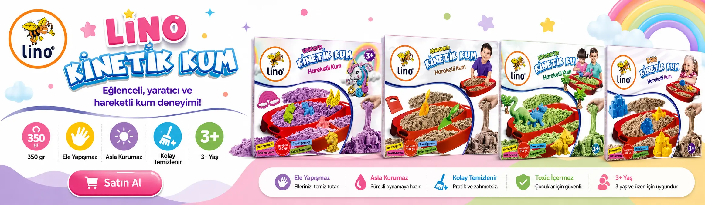 Lino Kinetik Kum Seti