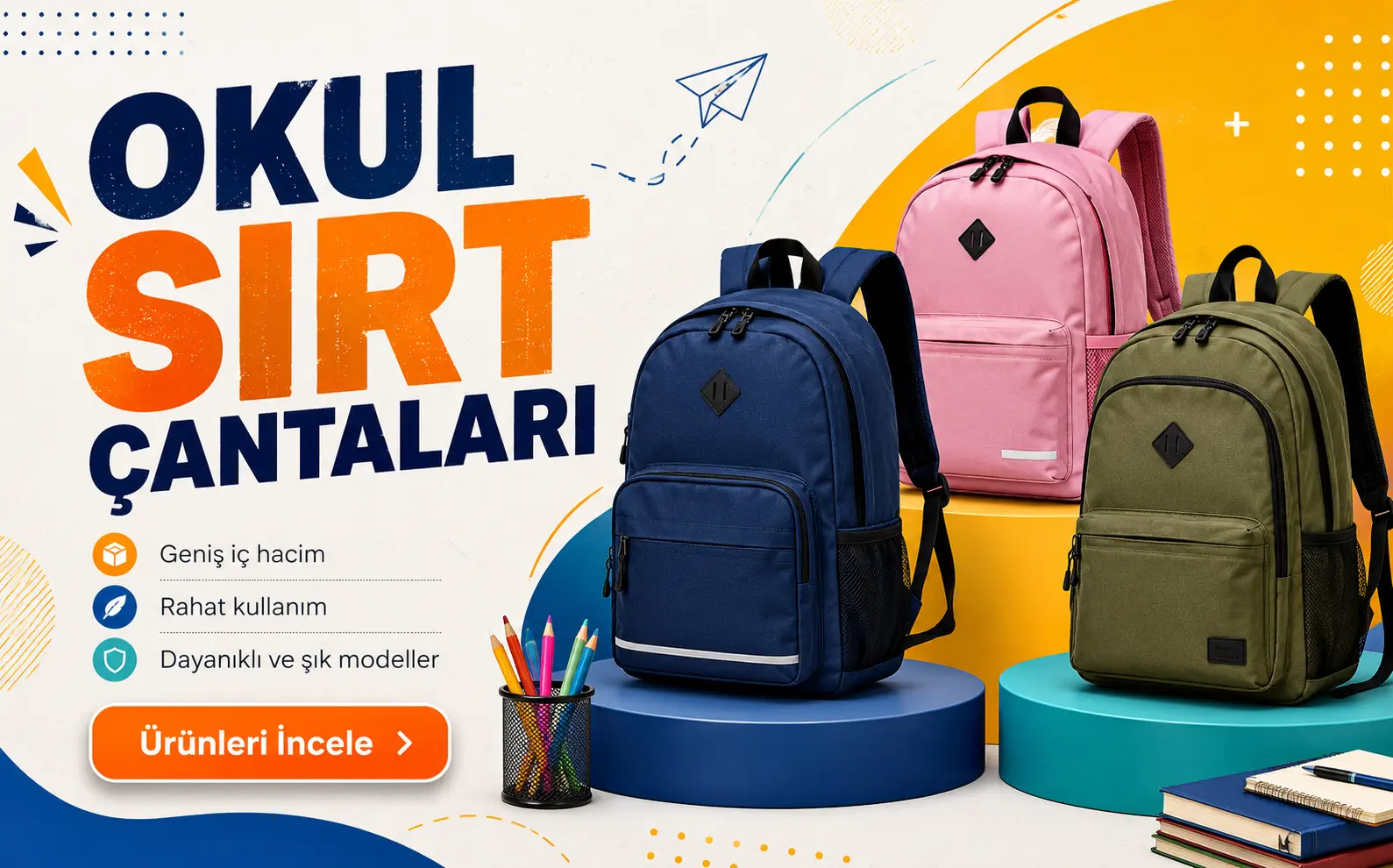 Okul Sırt Çantaları