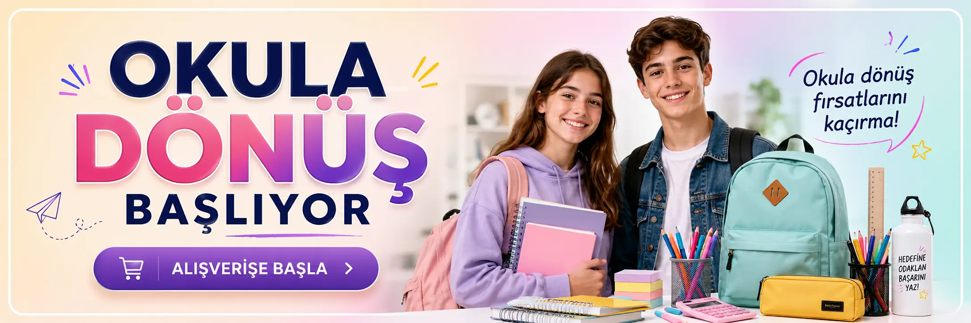 Okula Donus Ana Banner