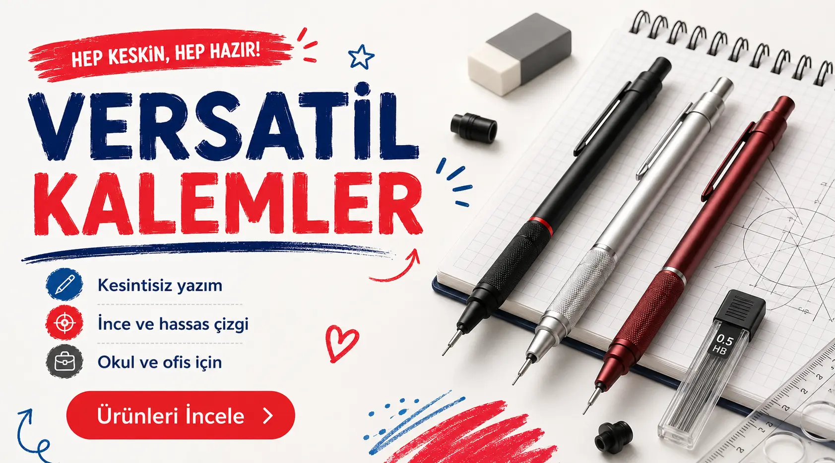 Versatil Kalemler